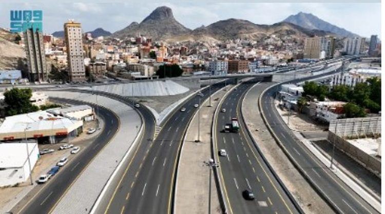 الهيئة الملكية تواصل تنفيذ الطريق الدائري الثالث بمكة المكرمة