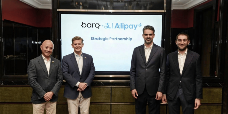 (برق) تطلق خدمة المدفوعات العالمية عبر رمز الاستجابة السريعة (QR) بالتعاون مع Alipay+