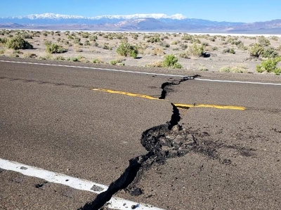 زلزال بقوة 5.7 درجة يضرب نيفادا