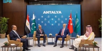 وزير الخارجية يشارك في الاجتماع الوزاري الرباعي في أنطاليا