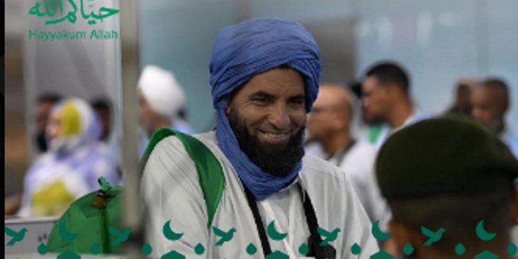 جوازات مطار الأمير محمد بن عبدالعزيز تستقبل أولى رحلات ضيوف الرحمن من موريتانيا