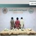 القبض على 3 مخالفين من الجنسيتين اليمنية والإثيوبية لتهريبهم 80 كيلوجرامًا من القات