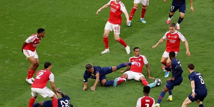 باريس سان جيرمان بطلا لدوري أبطال أوروبا بعد الفوز على أرسنال