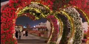 'بوليفارد فلاورز' يخطف الأنظار بـ200 مليون زهرة