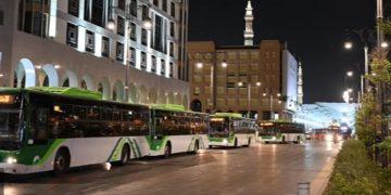 «حافلات المدينة» تُفعّل خدمة النقل الترددي للمسجد النبوي ومسجد قباء يوم عرفة وصلاة العيد