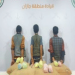 حرس الحدود بجازان يقبض على 3 يمنيين لتهريبهم 100 كيلوجراما من القات المخدر