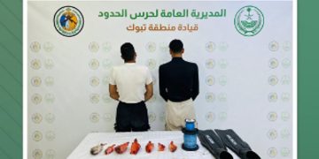 حرس الحدود يضبط مخالفين للائحة الأمن والسلامة لمزاولي الأنشطة البحرية بمنطقة تبوك