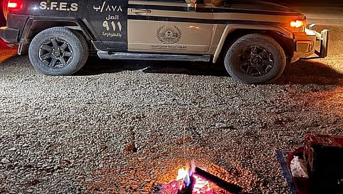 ضبط مواطن لإشعاله النار في أماكن محظورة بمحمية الإمام عبدالعزيز بن محمد الملكية
