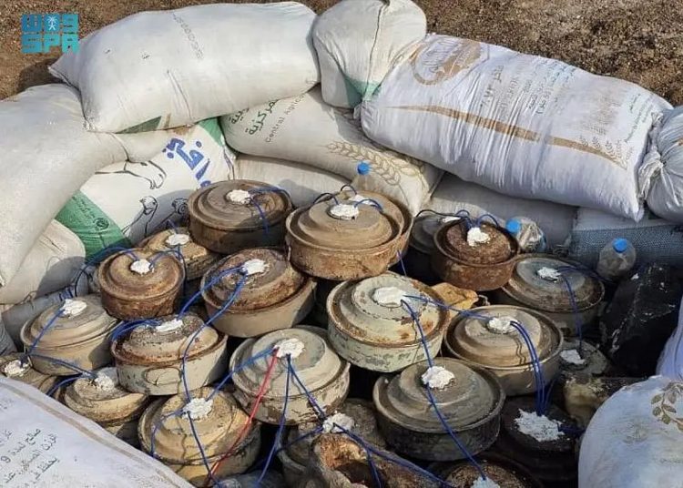 «مسام» ينزع 2.285 لغمًا من مختلف الأراضي اليمنية خلال أسبوع