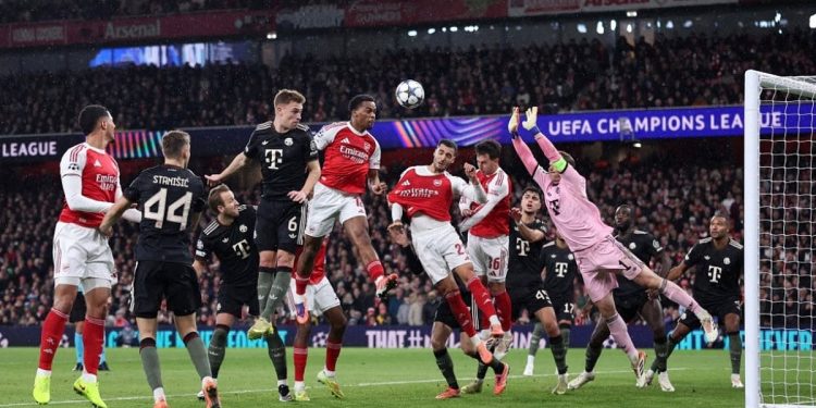 نهائي دوري أبطال أوروبا.. أرسنال يتقدم على باريس سان جيرمان في الشوط الأول