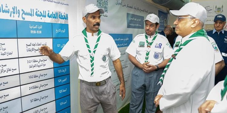 وزير التعليم يتفقد جاهزية معسكرات الكشافة في المشاعر المقدسة