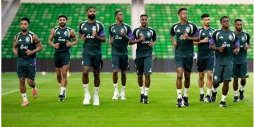 كأس العالم 2026.. الأخضر يغادر غدًا إلى هيوستن ويواصل تدريباته استعدادا للرأس الأخضر