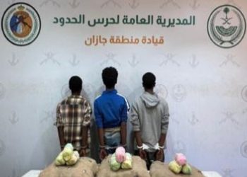 القبض على 6 إثيوبيين لتهريبهم الحشيش والقات بجازان وعسير