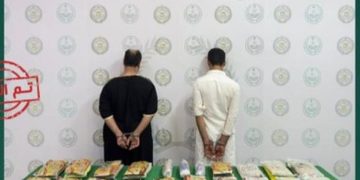 القبض على مواطنين لترويجهما 39 كيلوجراما من الحشيش بجازان