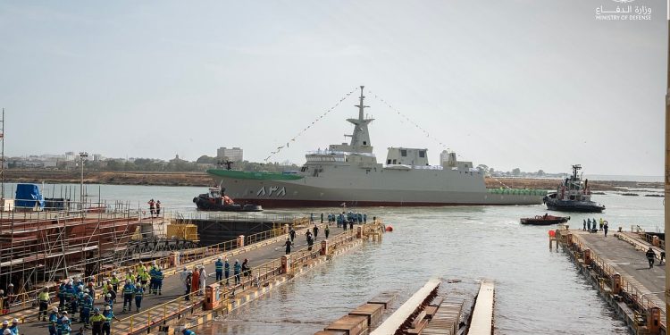 القوات البحرية تُعوّم "سفينة جلالة الملك المدينة" أولى سفن المرحلة الثانية من "مشروع السروات"