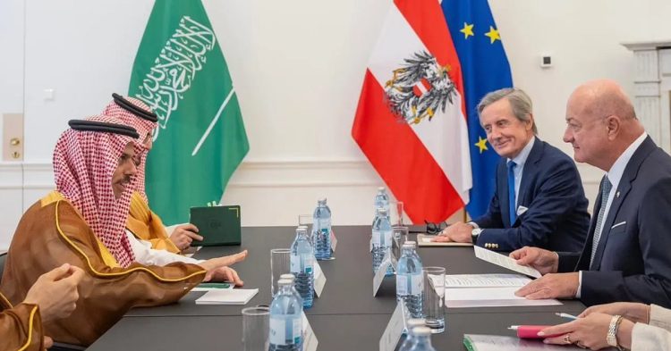 المستشار الاتحادي للنمسا يستقبل وزير الخارجية ويستعرضان العلاقات الثنائية