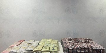 حرس الحدود بجازان يحبط تهريب 150,300 قرص خاضع لتنظيم التداول الطبي و85 كيلوجرام حشيش مخدر 