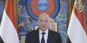 رشاد العليمي يتقدم بخالص الشكر والتقدير للأشقاء في المملكة بمناسبة تمديد مشروع "مسام" في اليمن
