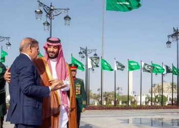 شهباز شريف يعرب لولي العهد عن تقدير باكستان لدعم المملكة جهود السلام والتأكيد على تعزيز الشراكة الثنائية