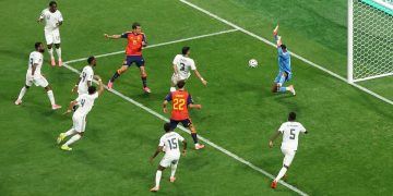 كأس العالم 2026.. المنتخب الإسباني يتقدم على الأخضر بثلاثية في الشوط الأول