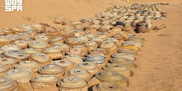 «مسام» ينزع 2.045 لغمًا من مختلف الأراضي اليمنية خلال أسبوع