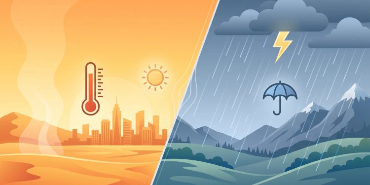 “الأرصاد”: حرارة الشرقية تلامس 48°.. وأمطار رعدية على 5 مناطق اليوم