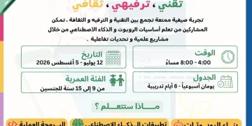 مكتبة الملك عبدالعزيز تطلق مخيم جيل AI لتأهيل أطفال المستقبل