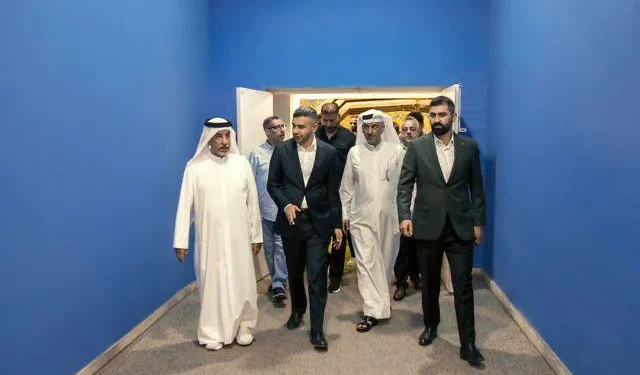 وفد اتحاد كأس الخليج العربي لكرة القدم يطلع على جاهزية ملعب نادي دهوك العراقي