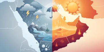 أمطار غزيرة وسيول وحرارة 48 درجة.. “الأرصاد” يحذّر 7 مناطق الخميس
