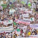 مسيرة حاشدة في تعز تؤيد «معركة التحرير» وقرارات القيادة اليمنية