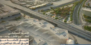 الهيئة الملكية للرياض تنفّذ 3 أنفاق وجسراً في محور طريق الثمامة الأوسط