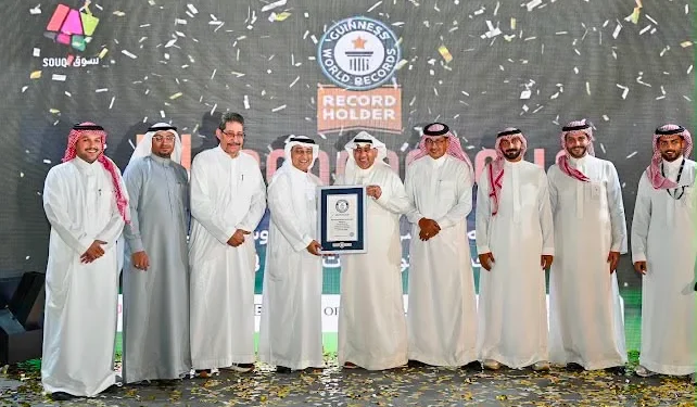 أبناء «بر جدة» يشاركون في «سوق 7» في فعالية تسجيل رقمٍ قياسيٍّ عالميٍّ جديدٍ في موسوعة غينيس