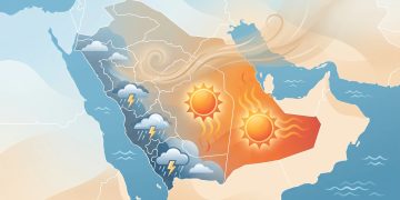 أمطار غزيرة وسيول على جازان وعسير.. وحرارة مرتفعة بالشرقية