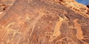 النقوش الأثرية في محمية الملك سلمان شاهد على تاريخ المكان وعراقته