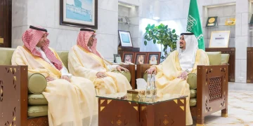 نائب أمير الرياض يستقبل رئيس النيابة العامة بالمنطقة الجديد
