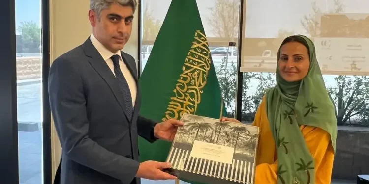 الأميرة سارة بنت بندر تبحث انضمام أذربيجان إلى المجلس الدولي للتمور