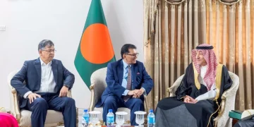 نائب وزير الخارجية الخريجي يلتقي وزيري خارجية بنغلاديش وداخليتها