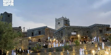 مهرجان الأطاولة التراثي يُحيي فن البناء الحجري القديم في الباحة