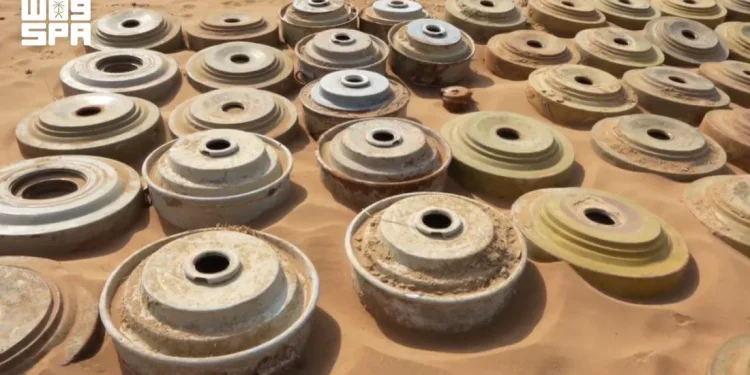 «مسام» ينزع أكثر من 5,287 لغماً ومتفجرة في اليمن خلال أسبوع