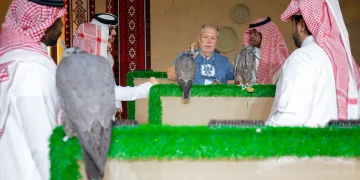 مزرعة إسكتلندية تشارك في المزاد الدولي للصقور بالرياض بتقنيات GPS