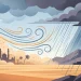 الأرصاد يحذّر من رياح مثيرة للغبار وأمطار رعدية على عدة مناطق