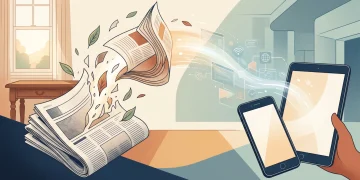 ‏حين تطوى آخر صفحة.. وداعًا لرائحة الصحف📰🗞️🍃