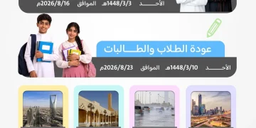 تعليم الرياض يعتمد مواعيد الدوام المدرسي للعام الدراسي 1448-1449هـ