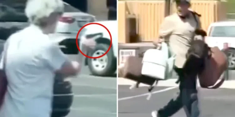 بالفيديو: جدة مسلحة تربك لصًا بـ”أريزونا الأمريكية”.. ومخاوف من تهمة «الاعتداء المشدد»