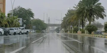أمطار غزيرة تضرب عدة محافظات في منطقة جازان