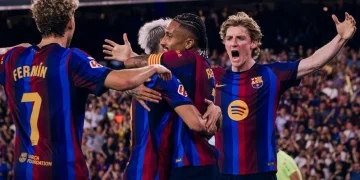 برشلونة يُسقط أتلتيك بلباو بثنائية في مباراة مؤجلة من الدوري الإسباني