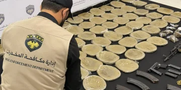 سوريا تقبض على أحد أبرز تجّار المخدرات وتضبط بحوزته 37 كجم من الحشيش وأسلحة وذخائر