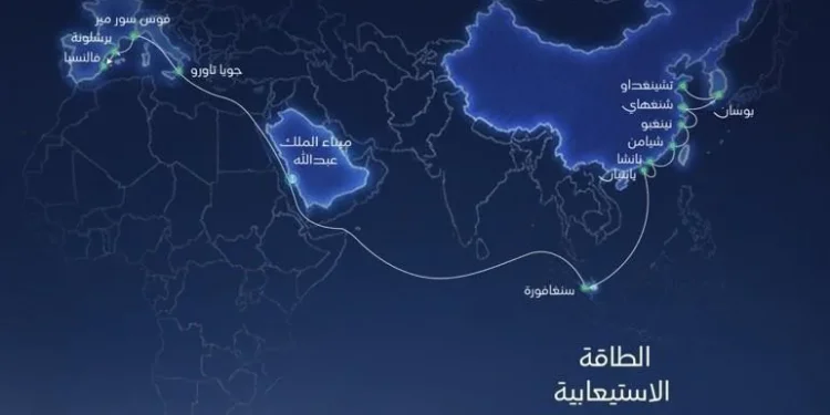 «موانئ» تُحدّث مسار خدمة الشحن «JADE» عبر باب المندب وقناة السويس