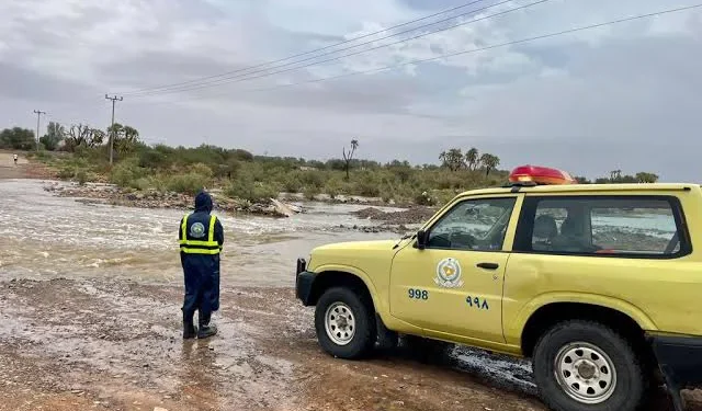 الدفاع المدني يحذّر من السيول والأودية مع استمرار الأمطار الرعدية حتى الجمعة