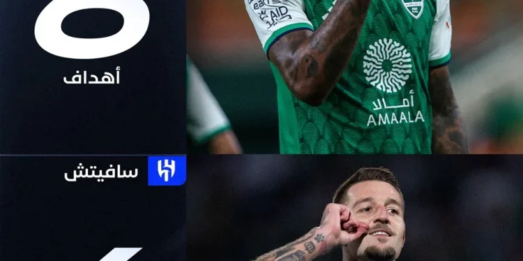 توني يتصدر هدافي دوري روشن بـ6 أهداف بعد خمس جولات